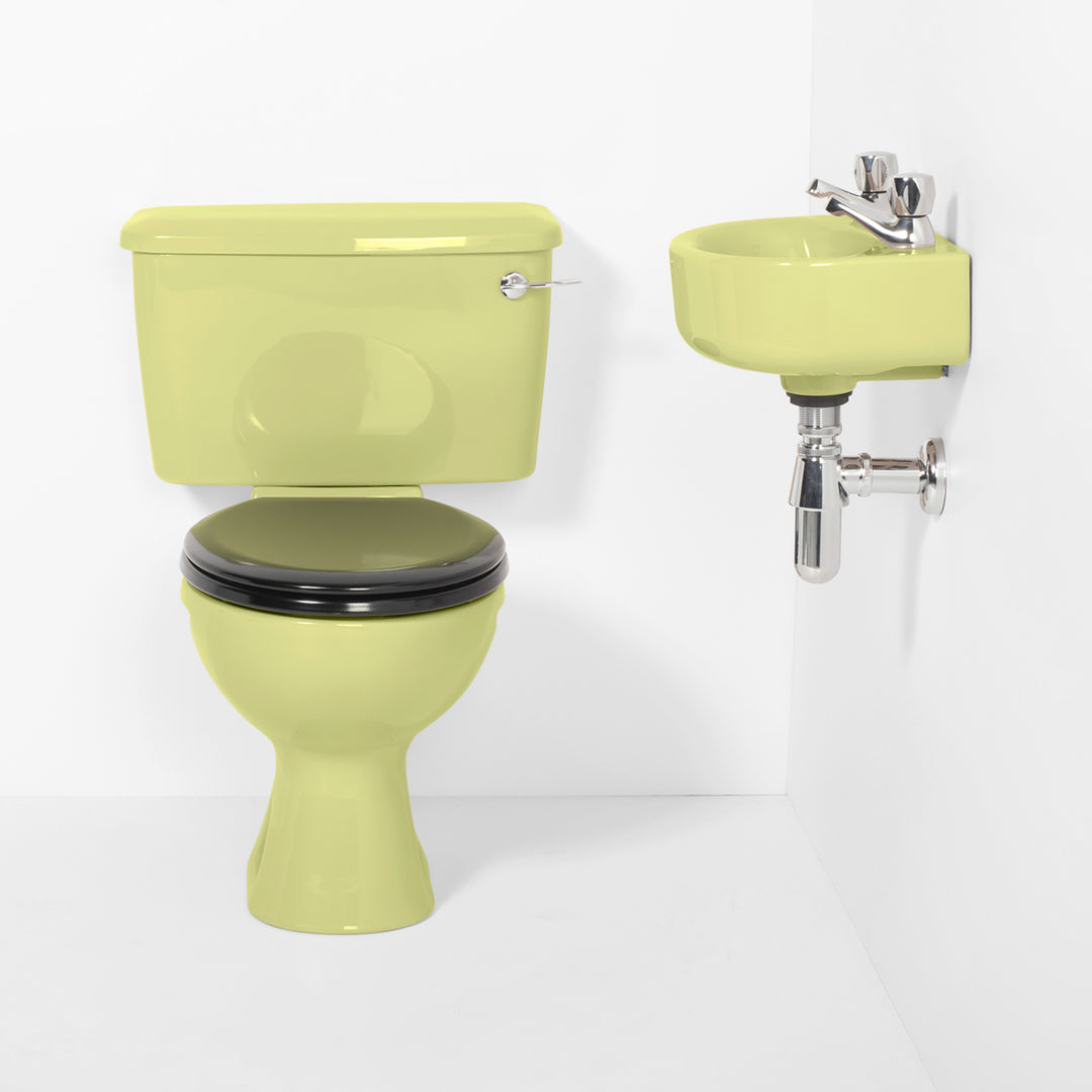 Retro Cloakroom Set Primrose toilet sink The Bold Bathroom Company